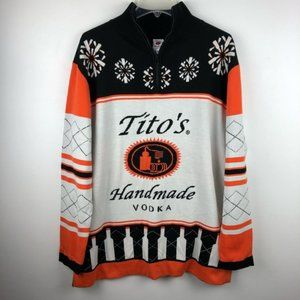 Tito’s Handmade Vodka Ugly Sweater 1/4 zip